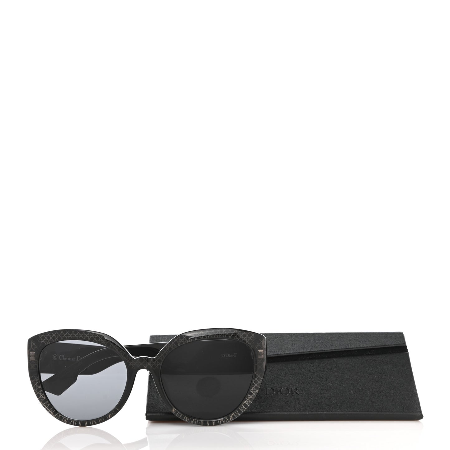 Acetate DDiorF Cat Eye Sunglasses Black