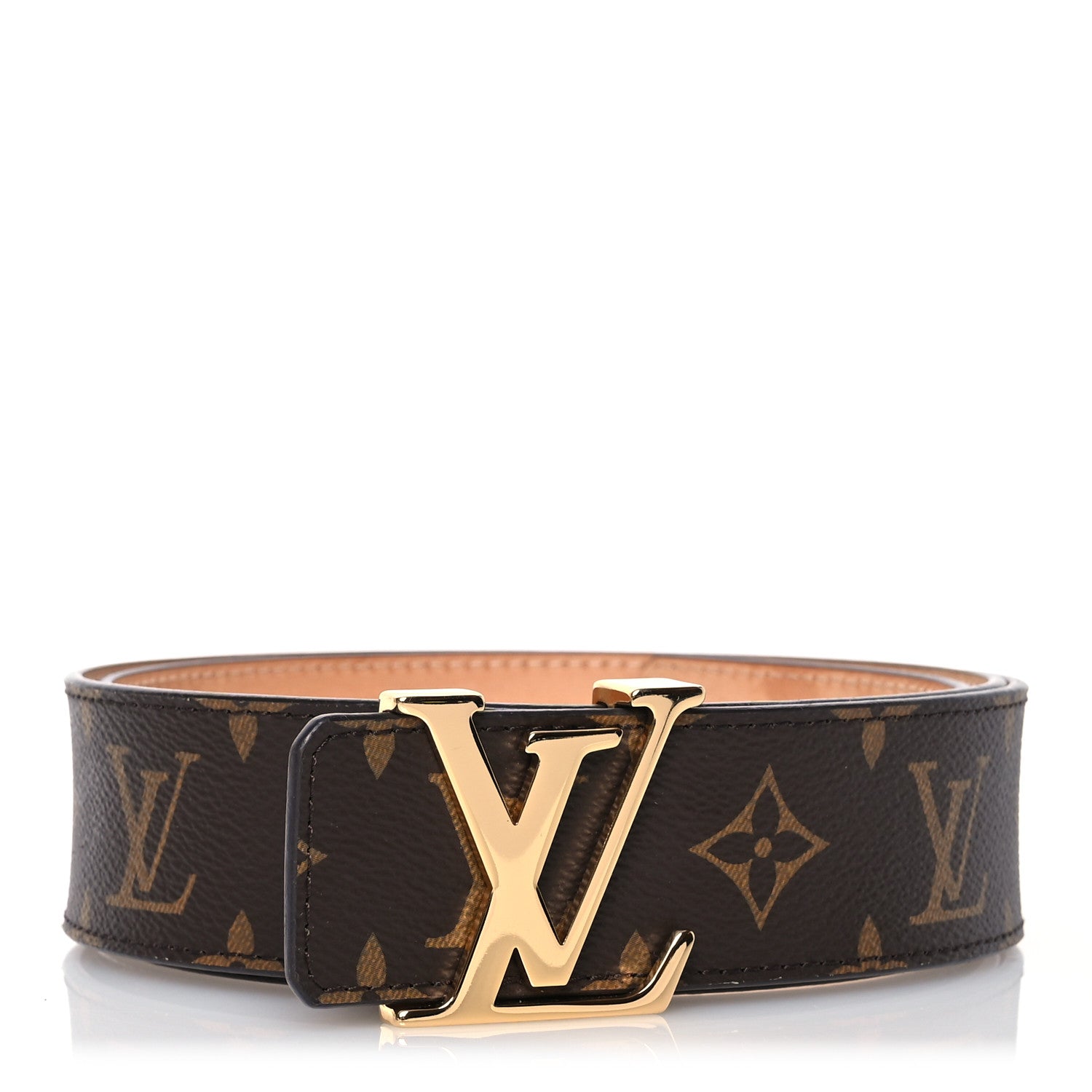Louis Vuitton Monogram 40mm LV Initiales Belt 95 38 1 of 9