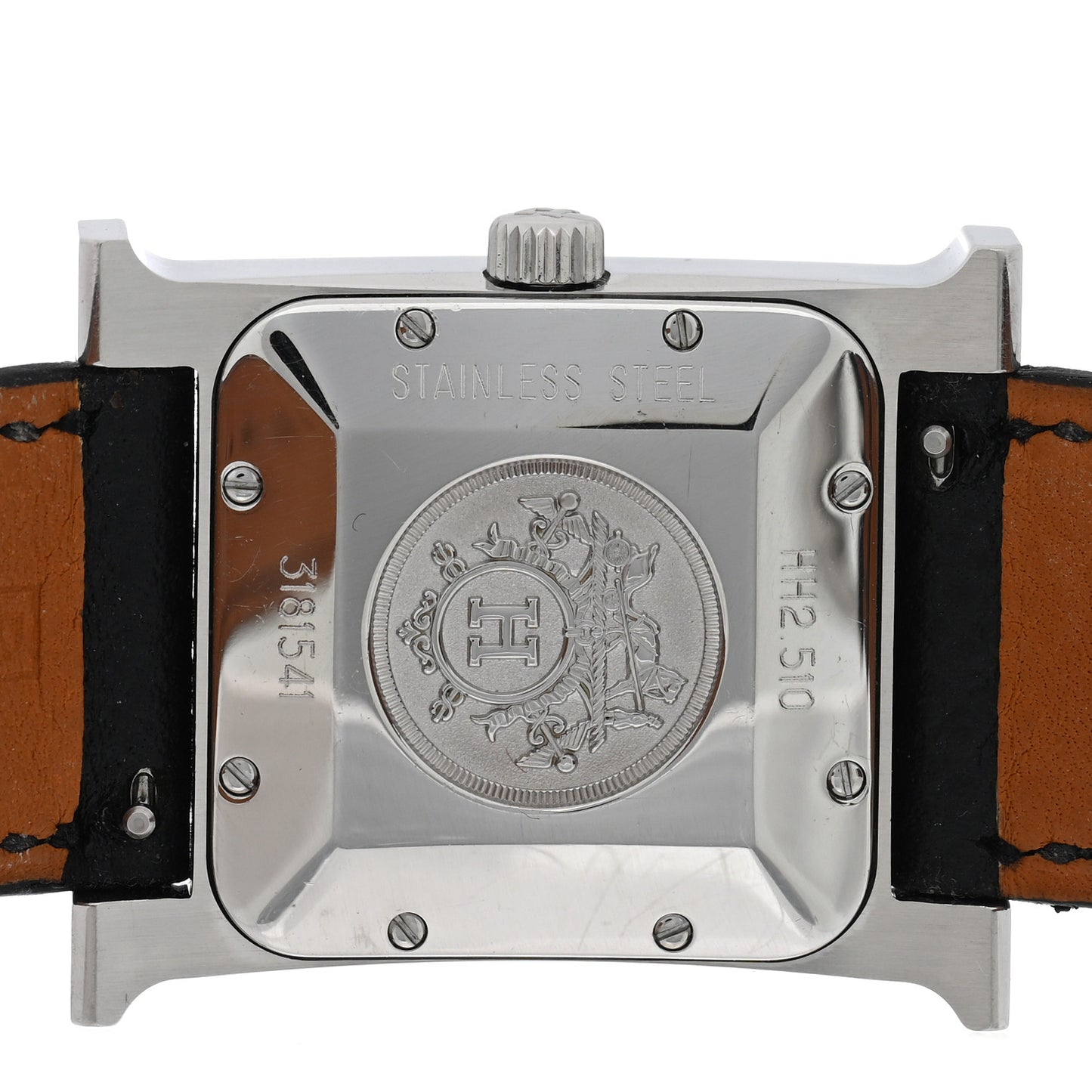 Stainless Steel Epsom 26mm Heure H Hour Automatic Watch Noir