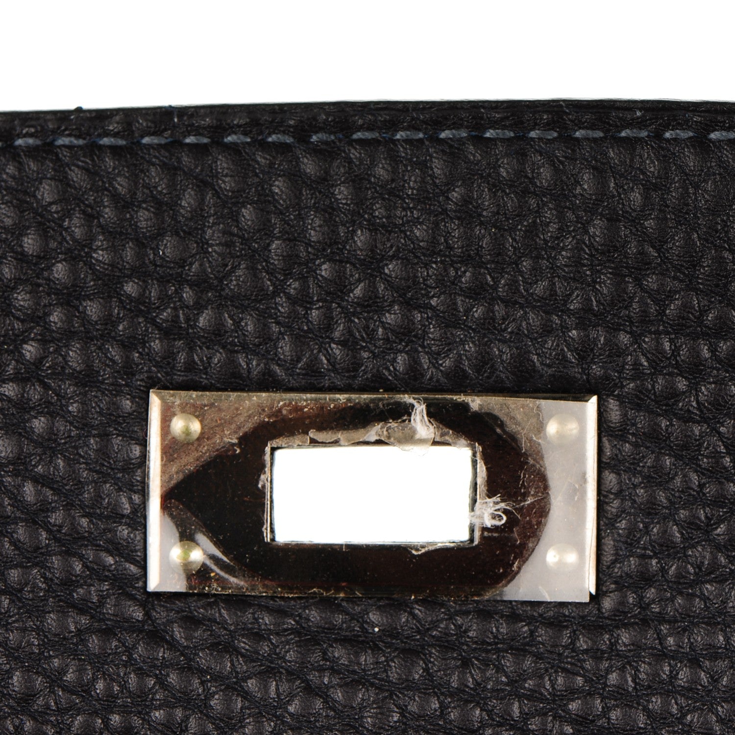 Hermes Togo Kelly Retourne 28 Indigo Blue Jean 16 of 25