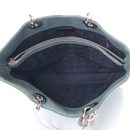 Christian Dior Denim Cannage Large Lady Dior Light Blue 4 of 4