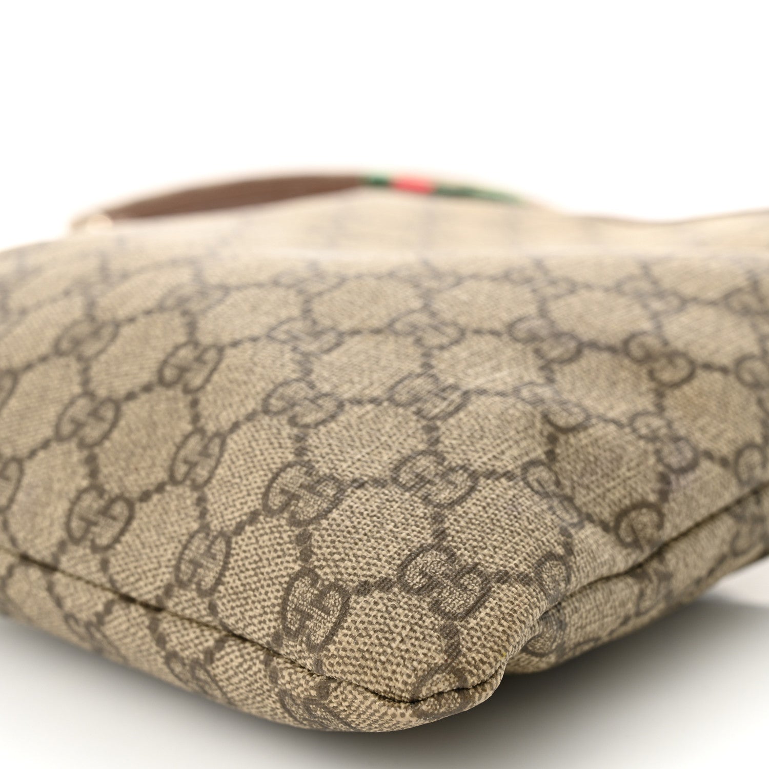 Gucci GG Plus Monogram Signature Web Loop Messenger Brown 10 of 10