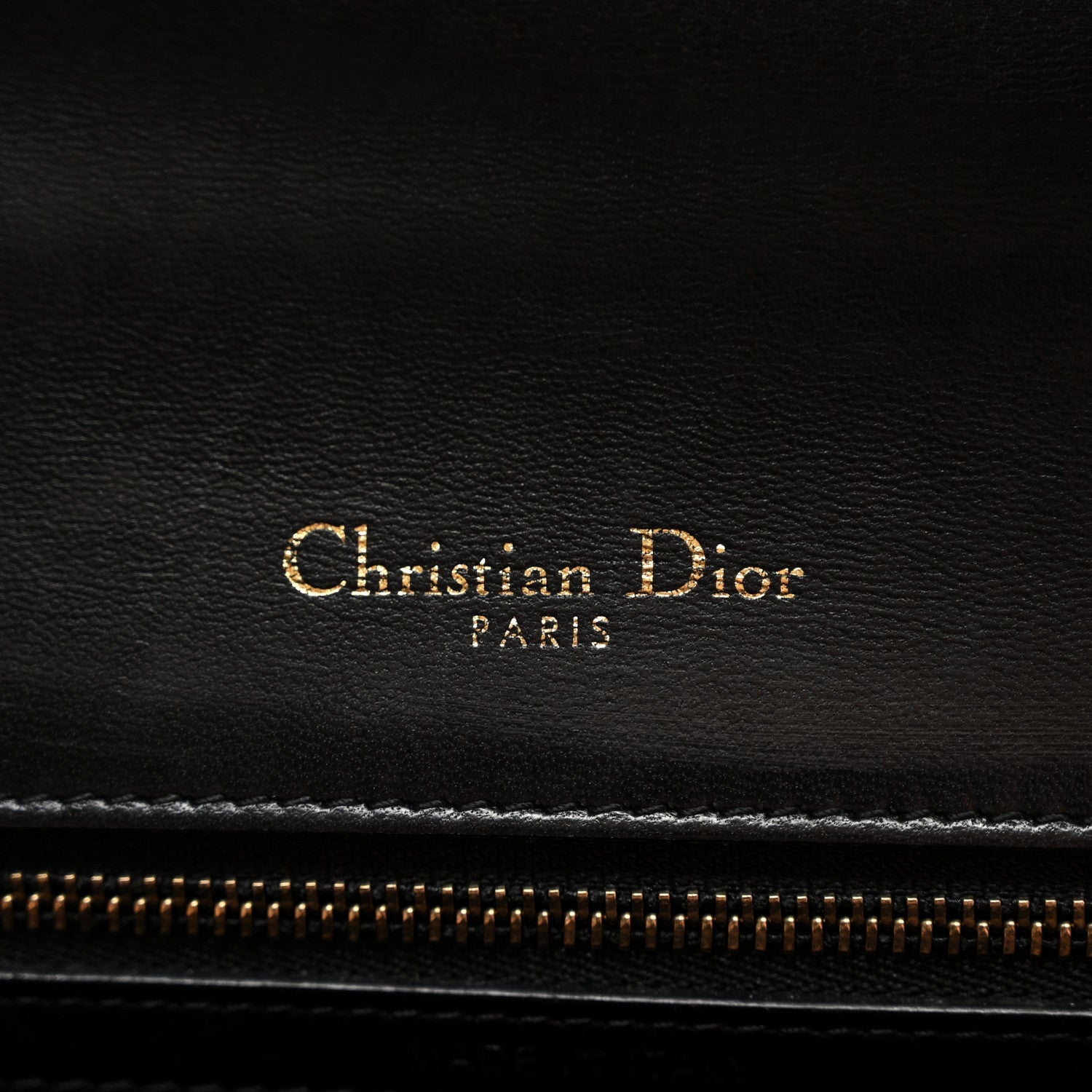 Christian Dior Lambskin Studded Medium Diorama Flap Bag Black 6 of 7