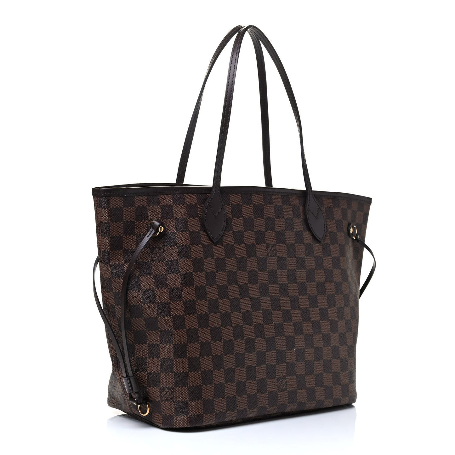 Damier Ebene Neo Neverfull MM Rose Ballerine