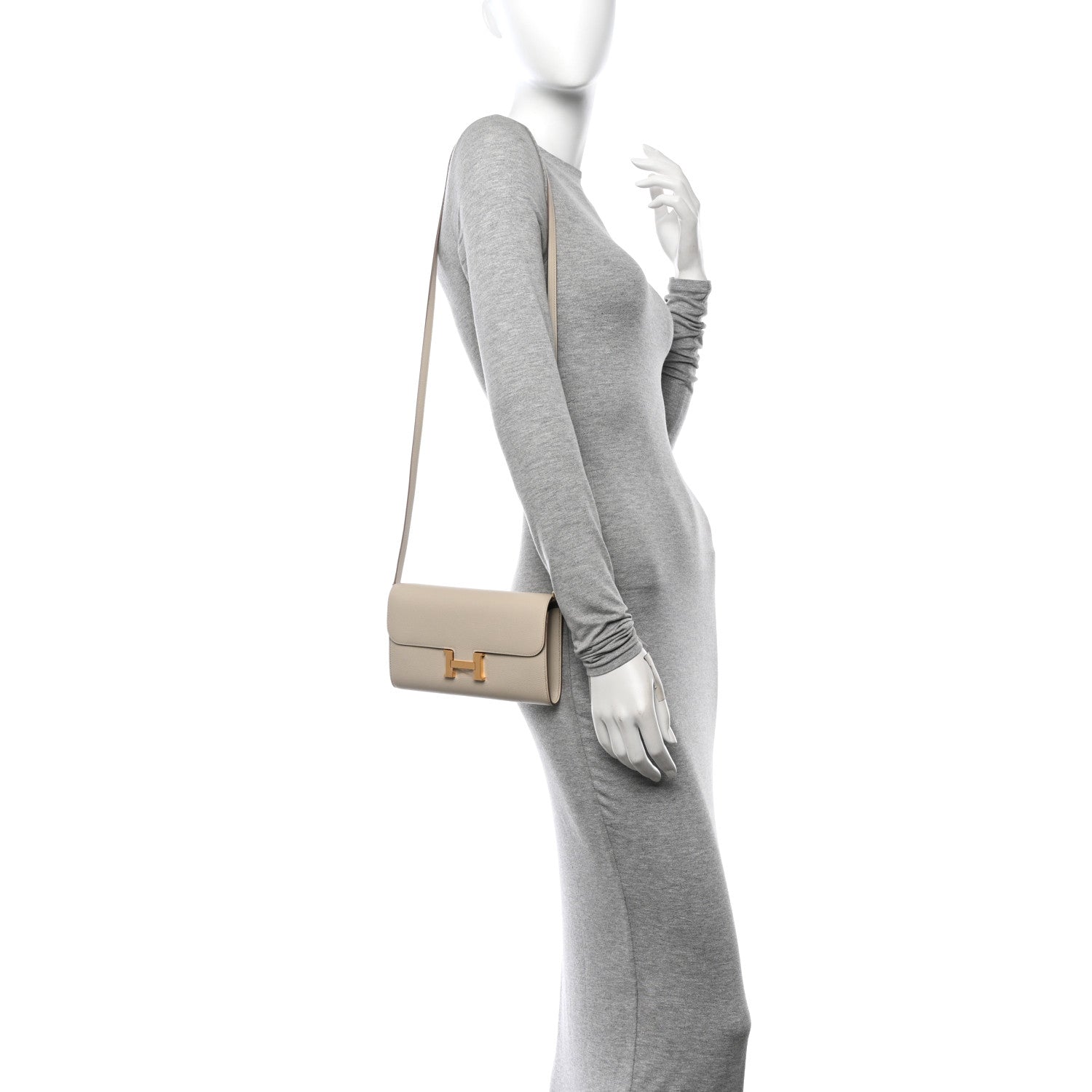 Hermes Evercolor Constance Wallet To Go Beton 2 of 12