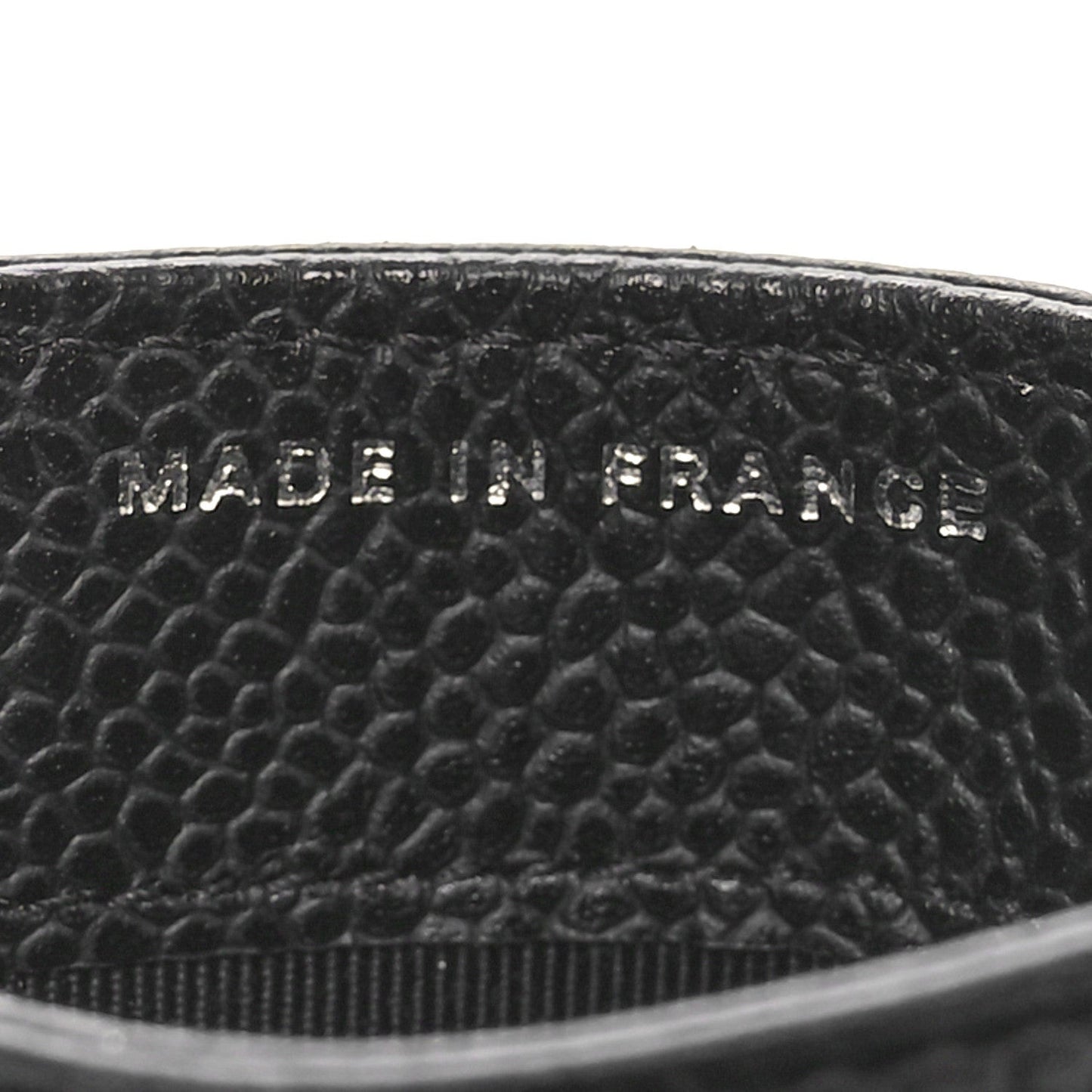 Caviar Quilted Card Holder Black