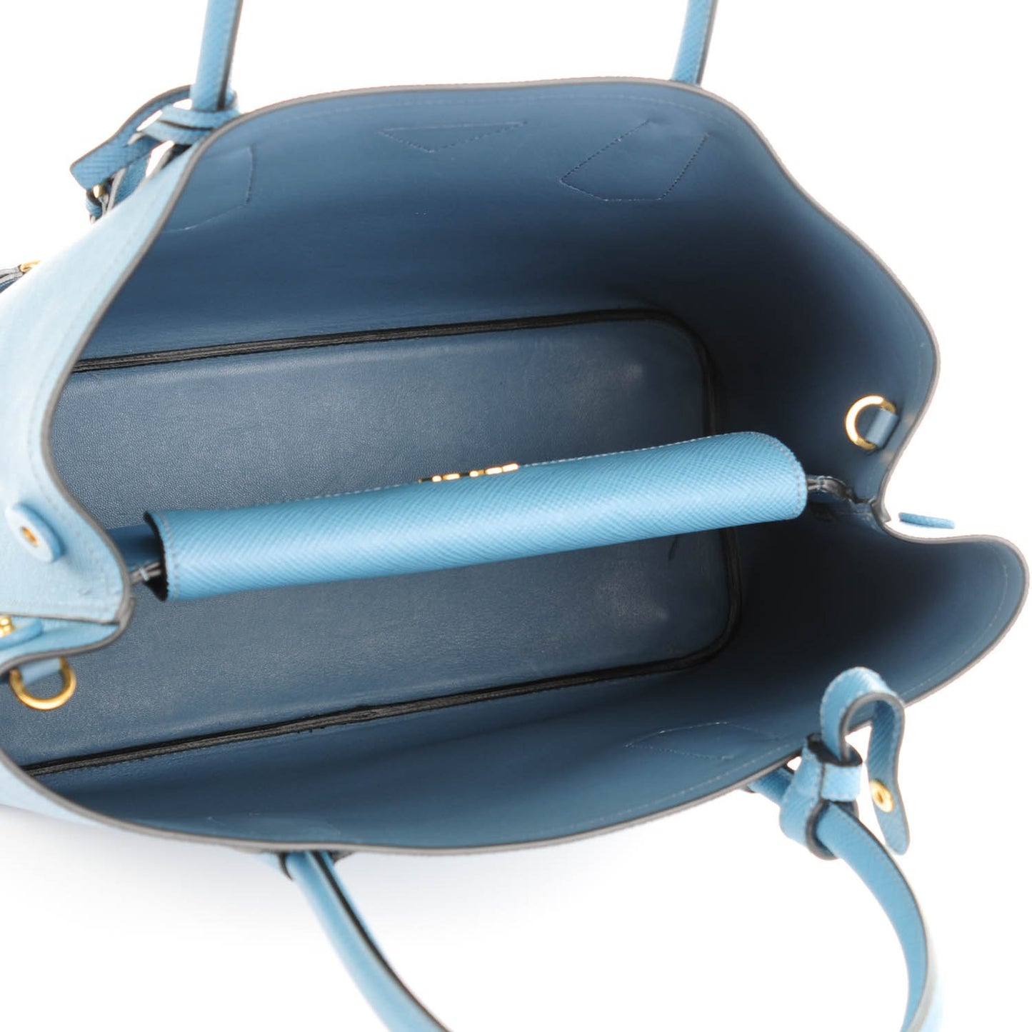 Saffiano Cuir Small Double Bag Aviazione