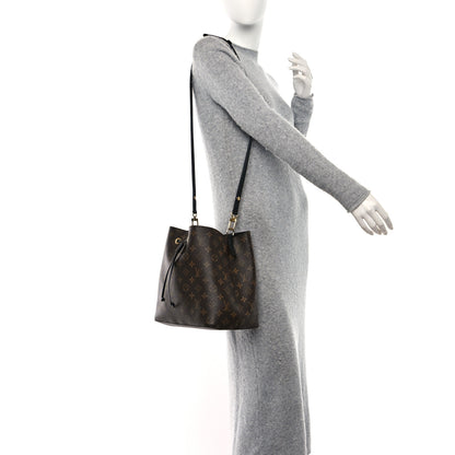 Louis Vuitton Monogram Neonoe MM Black 2 of 9