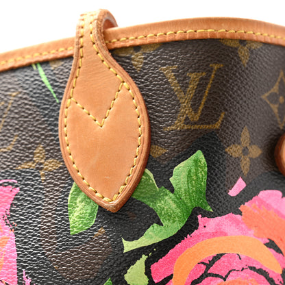 Louis Vuitton Monogram Roses Neverfull MM 13 of 13