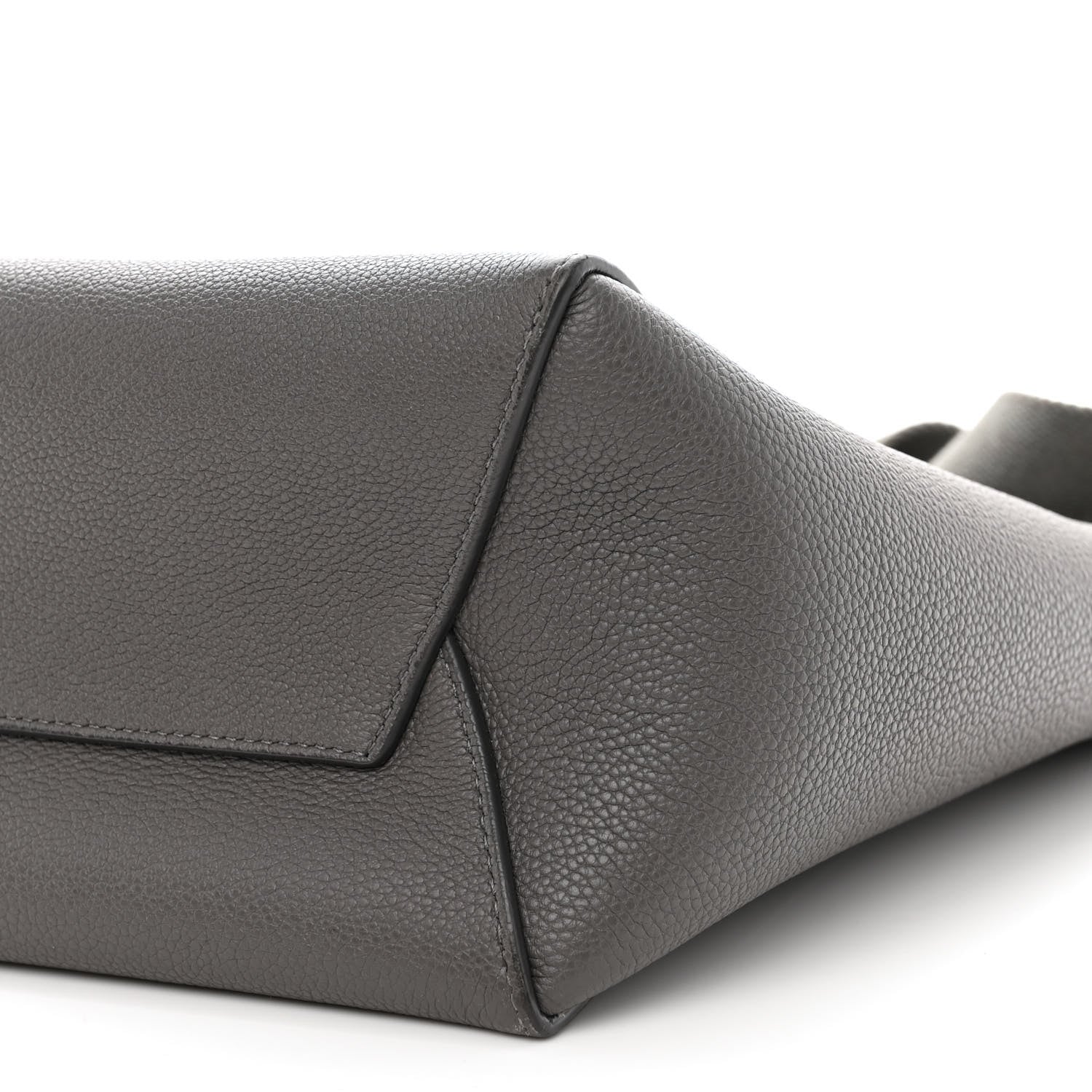 Celine Soft Grained Calfskin Small Sangle Bucket Bag Kohl 10 of 12