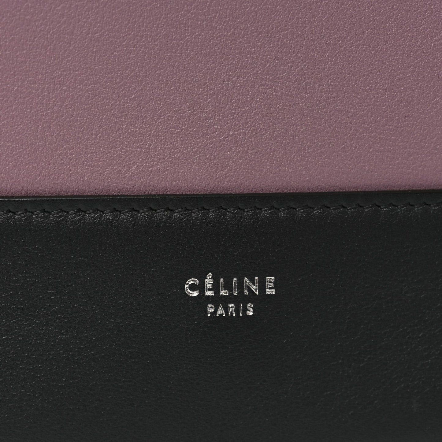 Shiny Smooth Calfskin Medium Frame Shoulder Bag Liquorice Antique Rose
