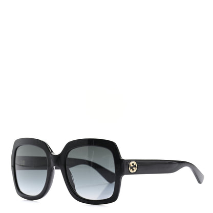 Gucci Oversized Square GG0036S Sunglasses Black 1 of 7