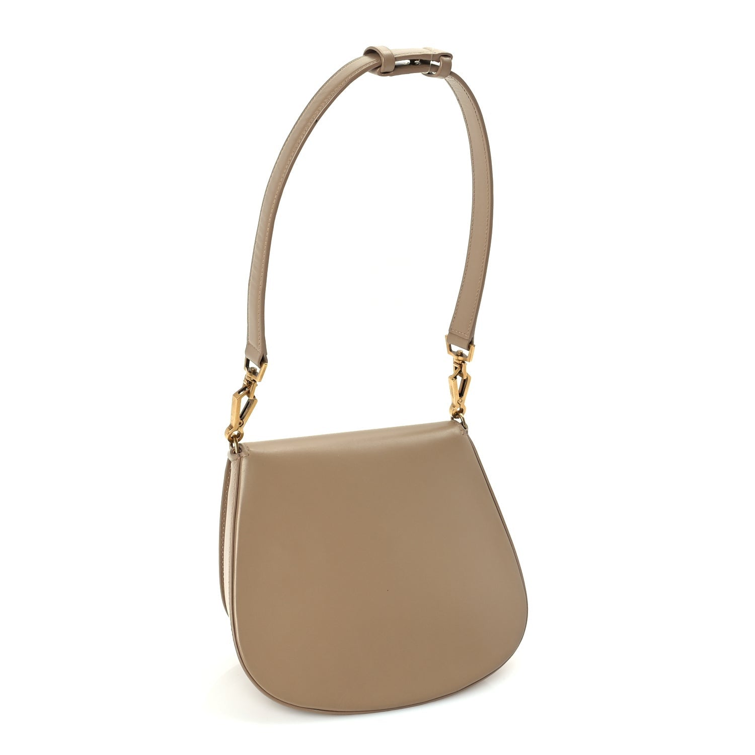 Saint Laurent Box Calfskin Voltaire Top Handle Bag Dark Toffee 2 of 8