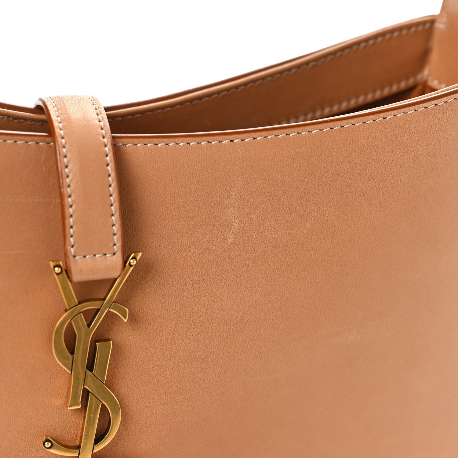 Saint Laurent Smooth Calfskin Le 5 A 7 Hobo Brown 10 of 11