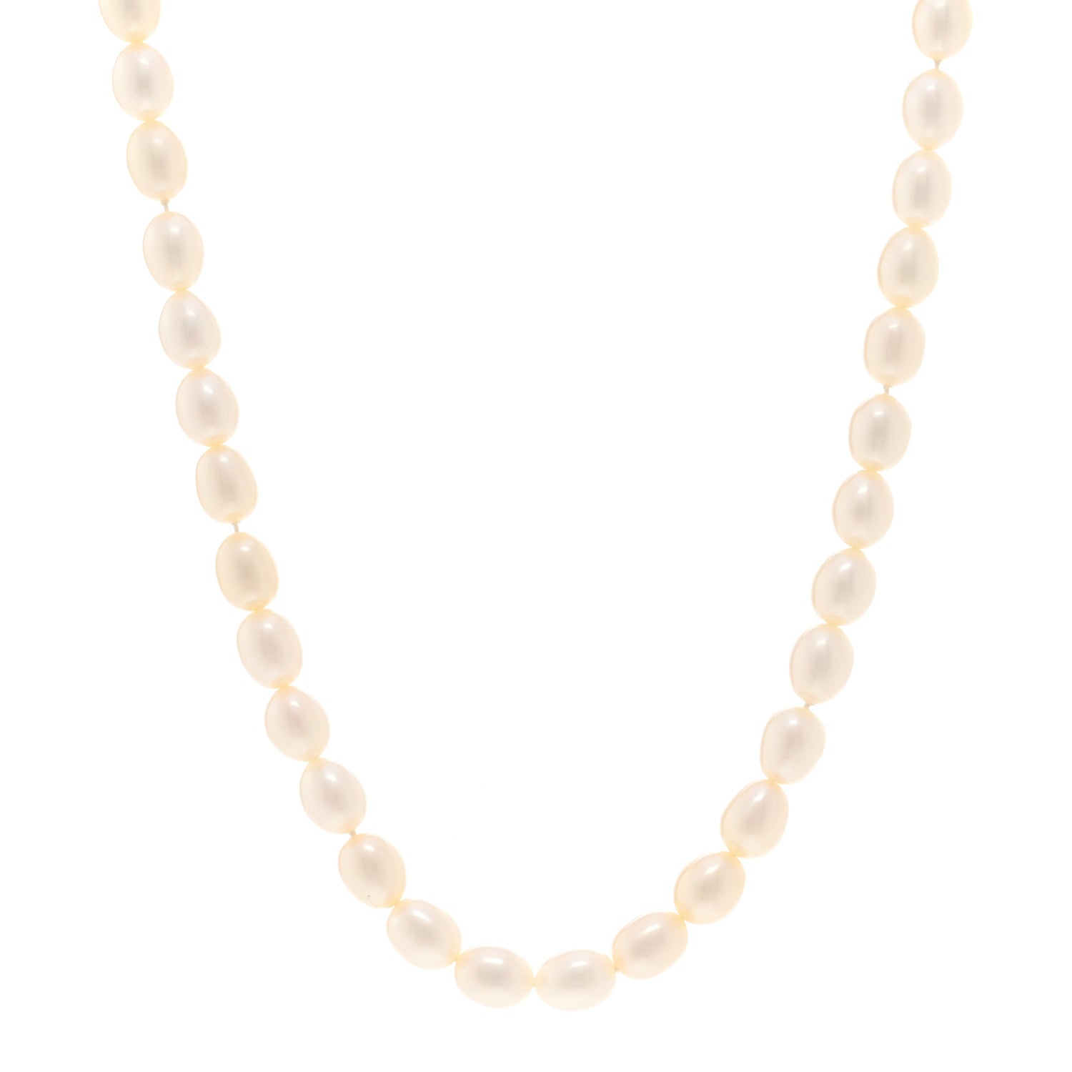 Tiffany Sterling Silver Pearl Strand Toggle Necklace 1 of 5