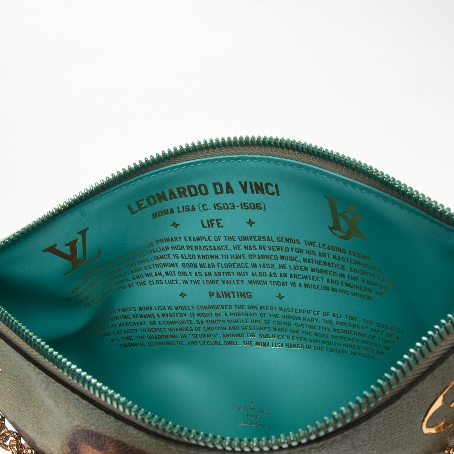 Masters Da Vinci Pochette Clutch Vert D’eau