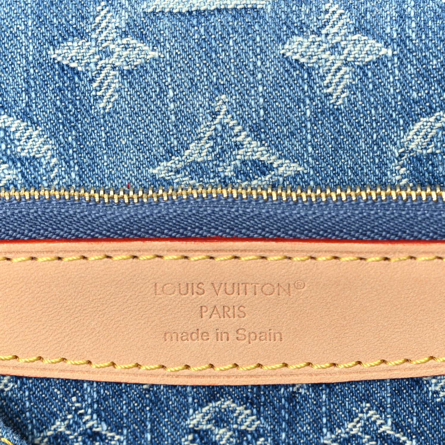 Louis Vuitton Monogram Denim Diane Blue 5 of 9