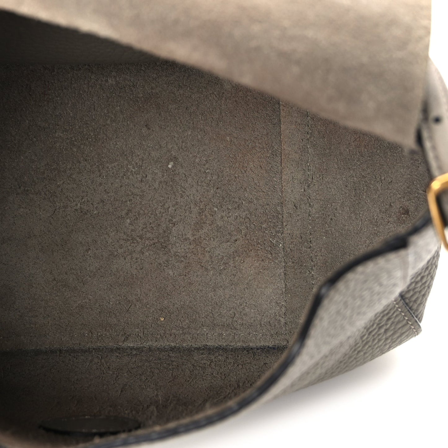 Heavy Grain Calfskin Mini Keeley Solid Grey