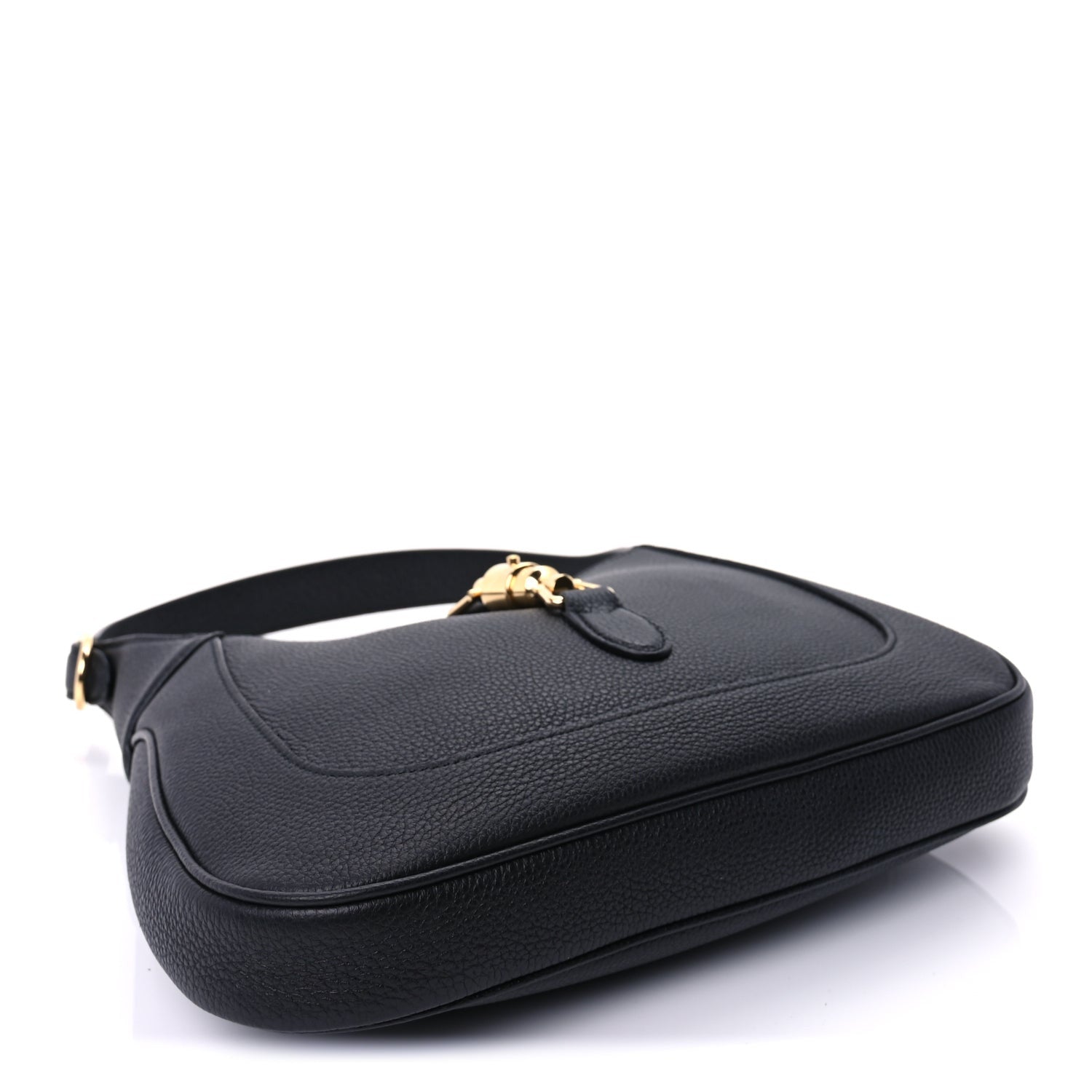 Gucci Pebbled Calfskin Small Jackie 1961 Hobo  Black 3 of 8