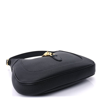 Gucci Pebbled Calfskin Small Jackie 1961 Hobo  Black 3 of 8