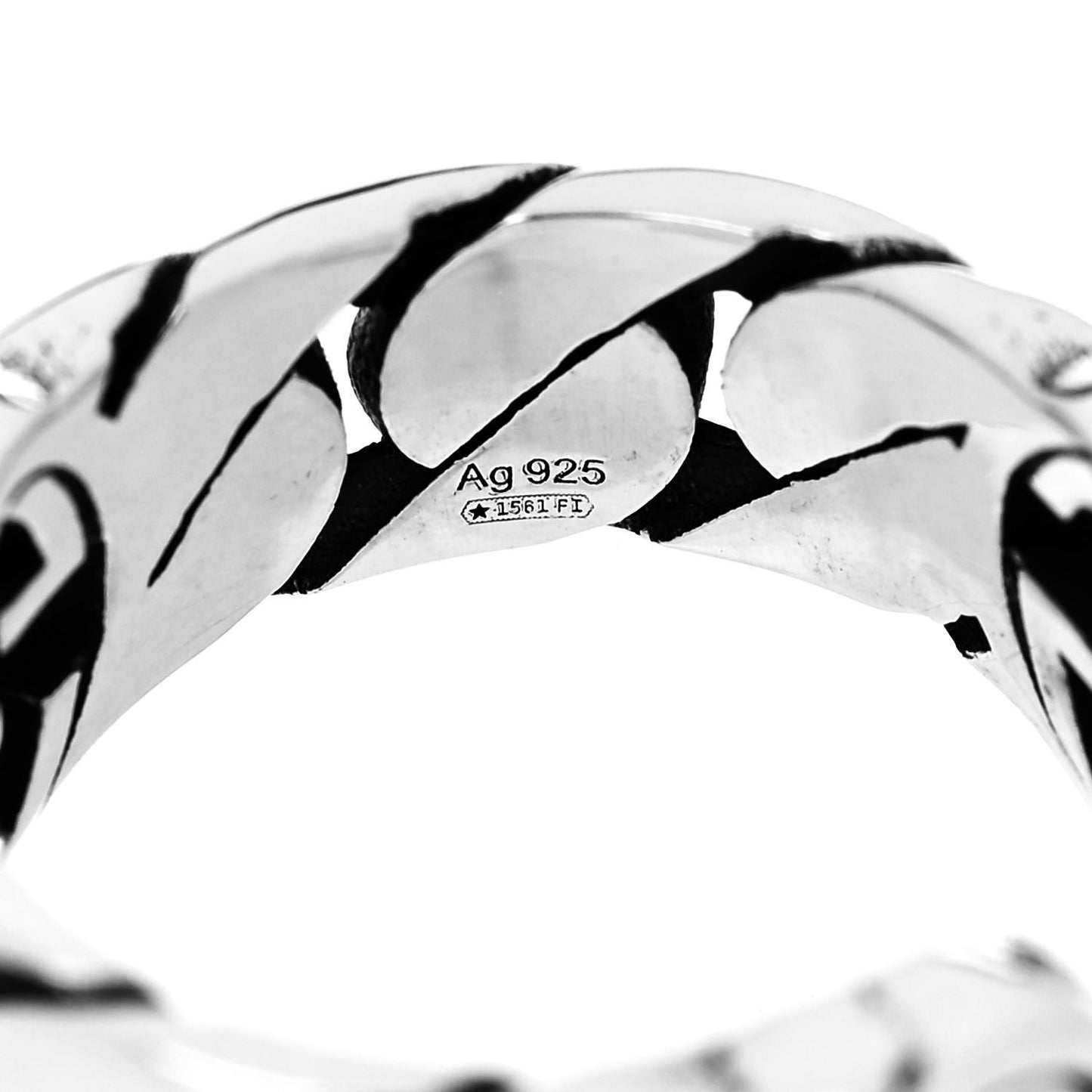 Sterling Silver Interlocking G Ear Cuff