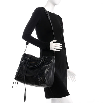 Balenciaga Agneau Classic Hardware Velo Black 2 of 8