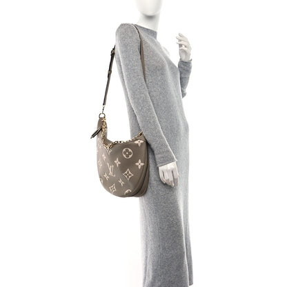 Louis Vuitton Empreinte Monogram Giant Loop Hobo Dove Gray Cream 2 of 10