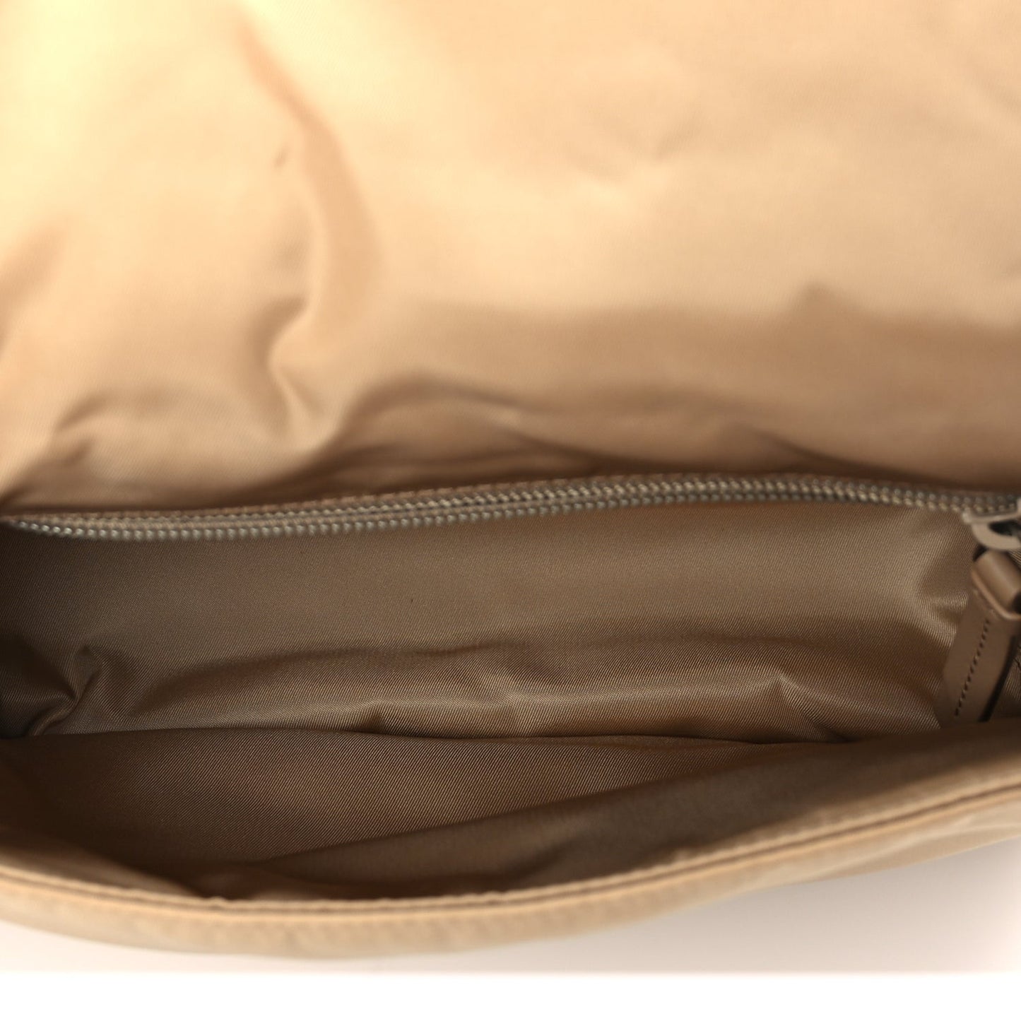 Re-Nylon Vitello Padded Small Flap Shoulder Bag Deserto
