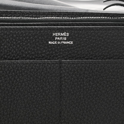 Hermes Togo Dogon Duo Wallet Black 7 of 11