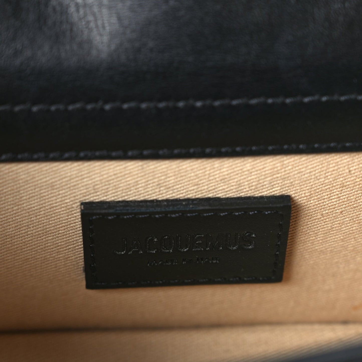Smooth Calfskin Le Bambino Black