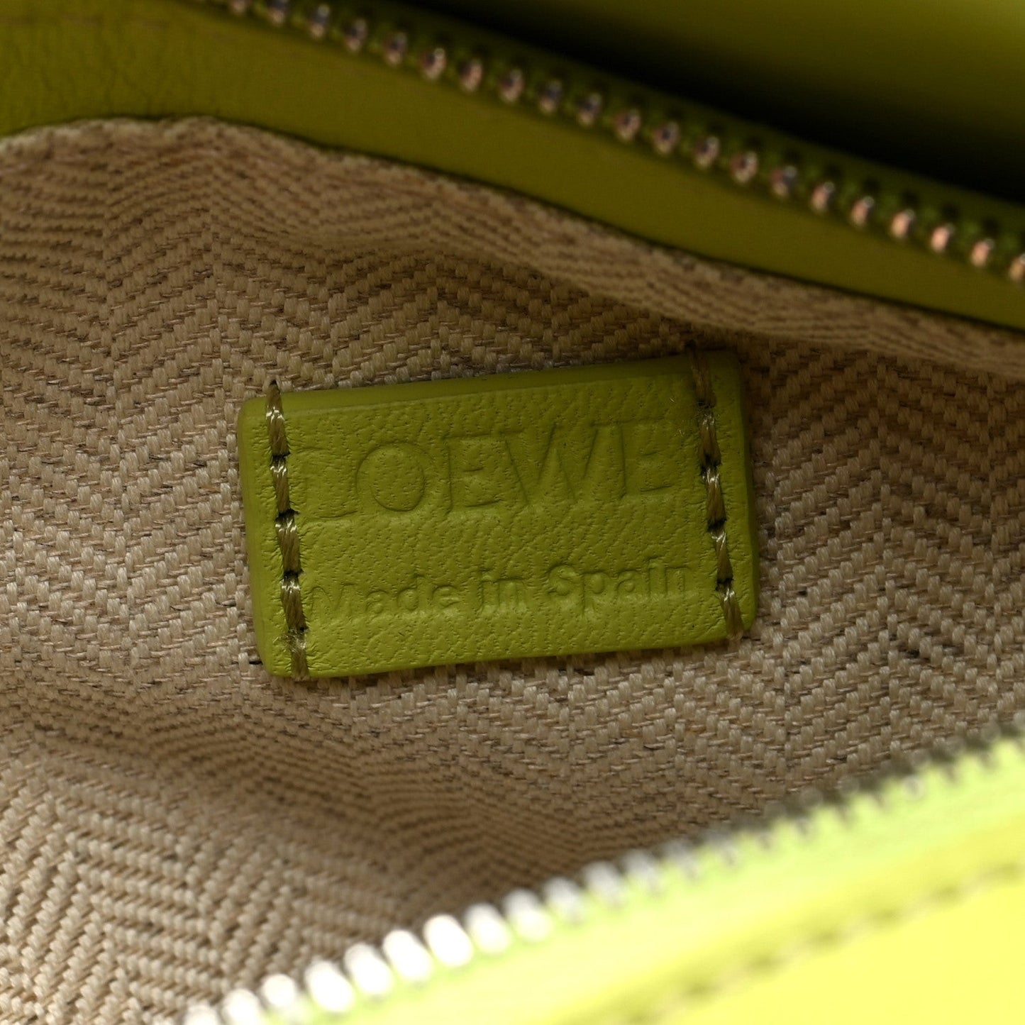 Calfskin Mini Puzzle Edge Bag Anise