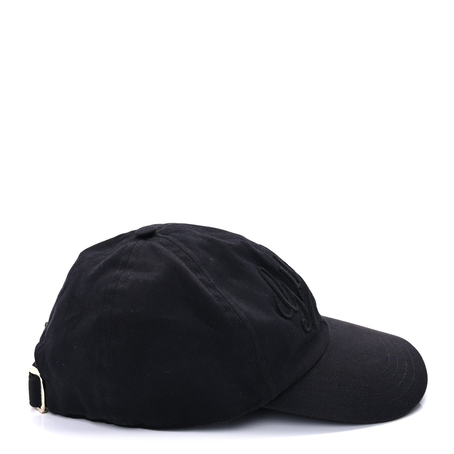 Gucci Cotton Logo Script Baseball Hat M Navy 7 of 14