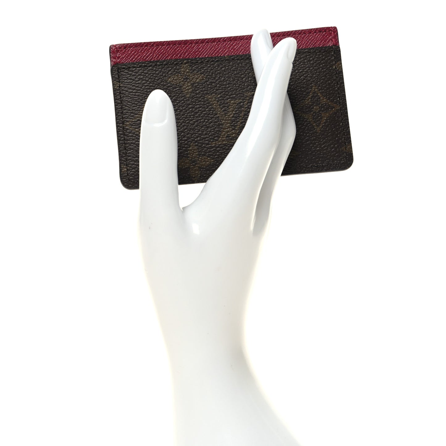 Monogram Card Holder Fuchsia