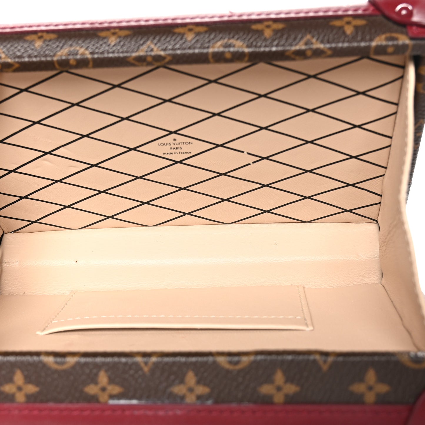 Monogram Petite Malle Bordeaux