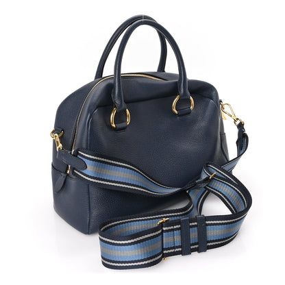 Prada Vitello Phenix Bauletto  Baltico 2 of 8