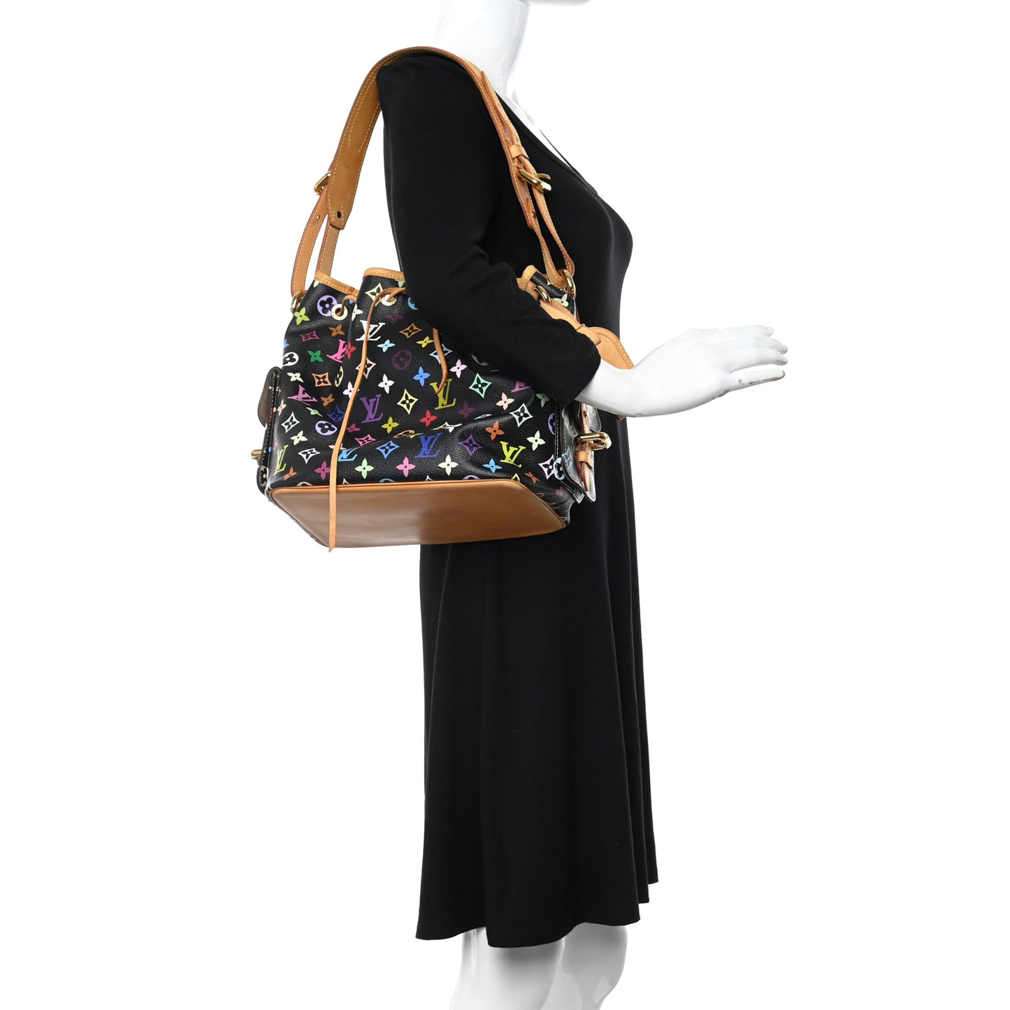 Monogram Multicolor Petit Noe Black