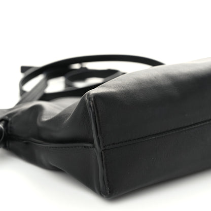 Loewe Calfskin Mini Flamenco Knot Clutch Black 8 of 9