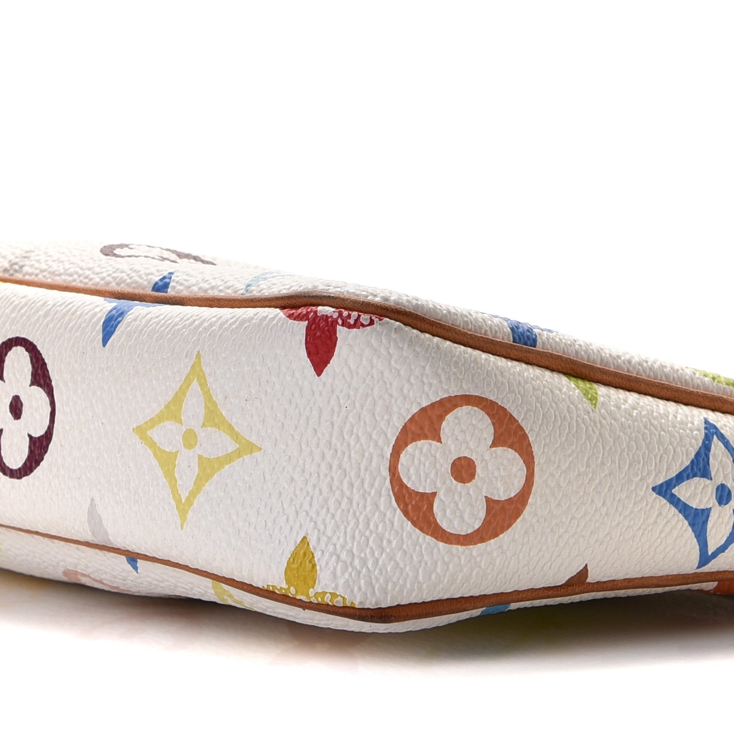 Louis Vuitton Monogram Multicolor Pochette Accessories White 6 of 6