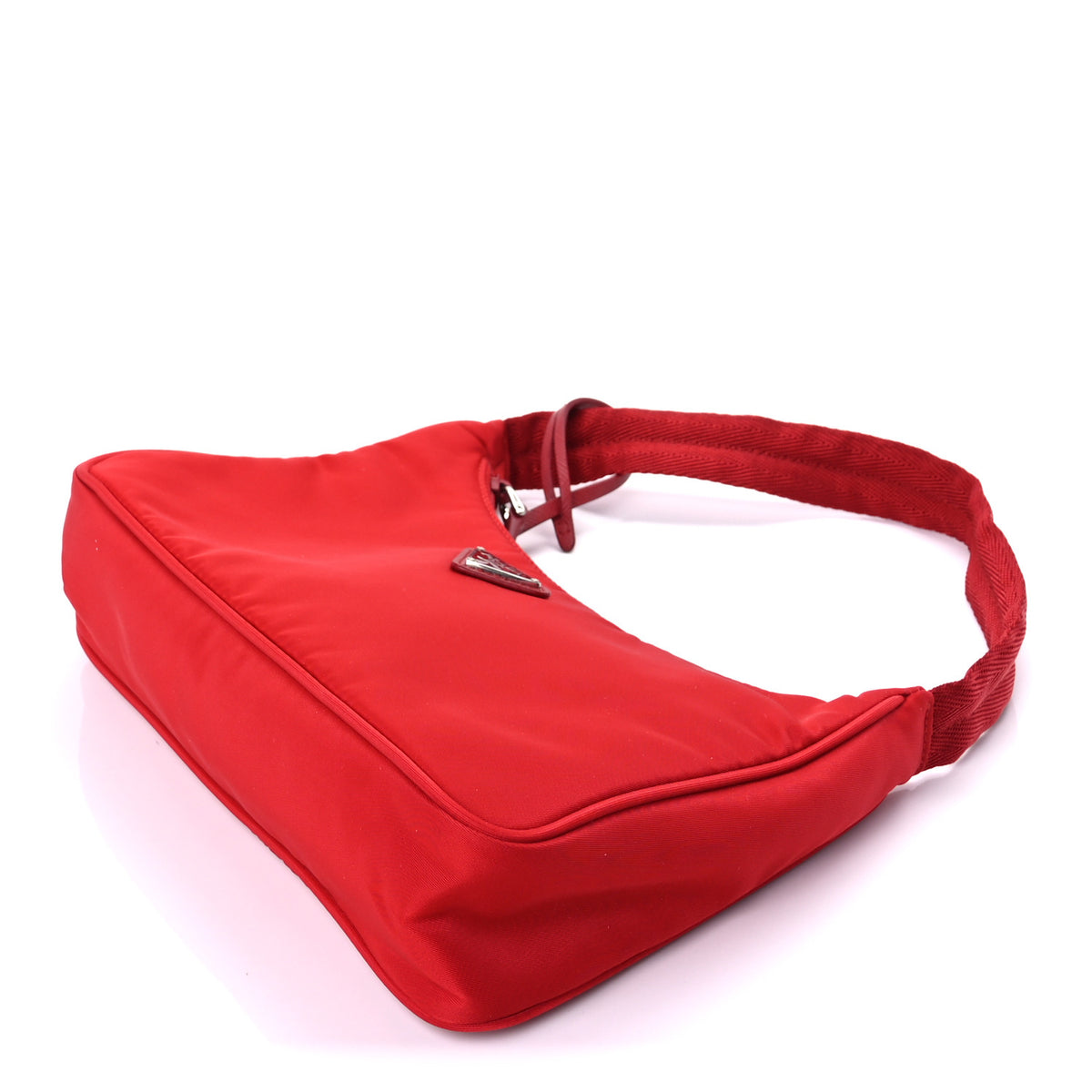 Prada Tessuto Nylon Mini Re-Edition 2000 Bag Rosso 7 of 8