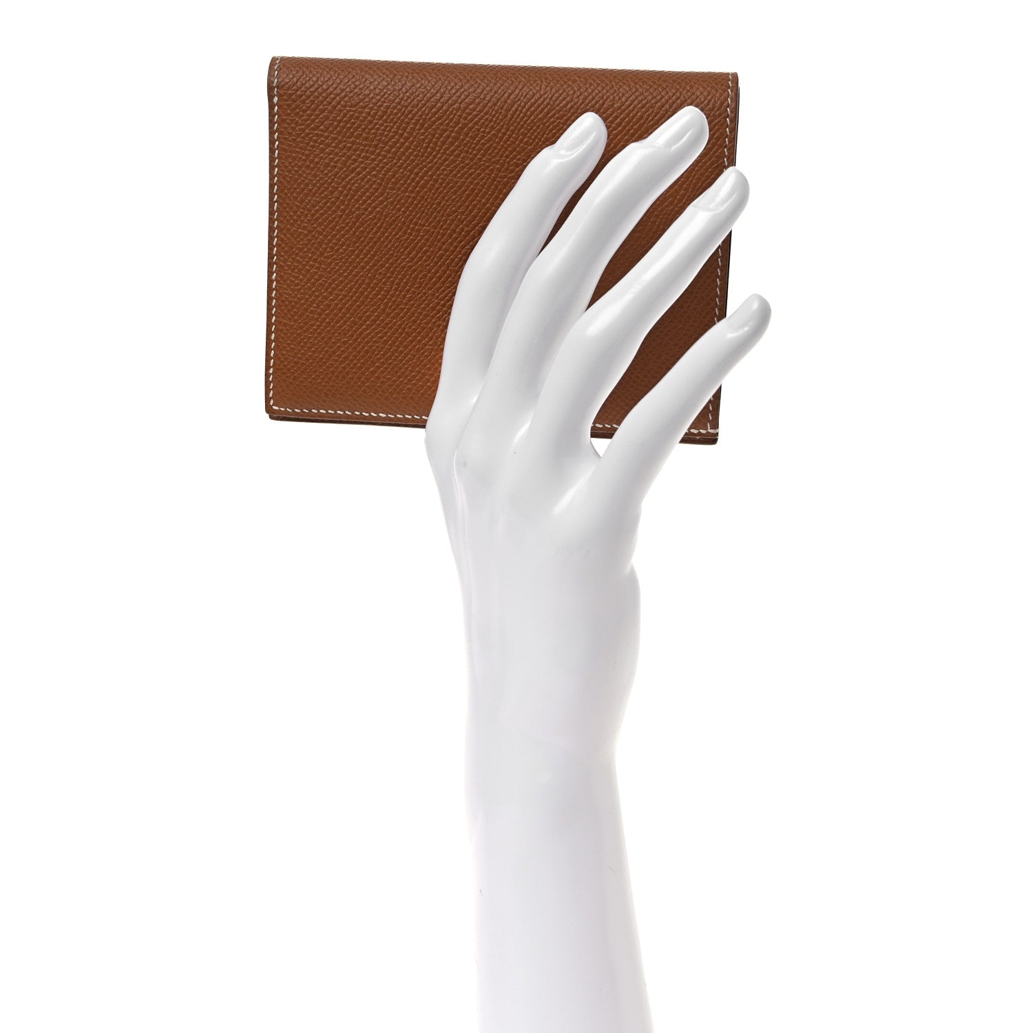 Hermes Epsom Bearn Compact Wallet Gold 2 of 8
