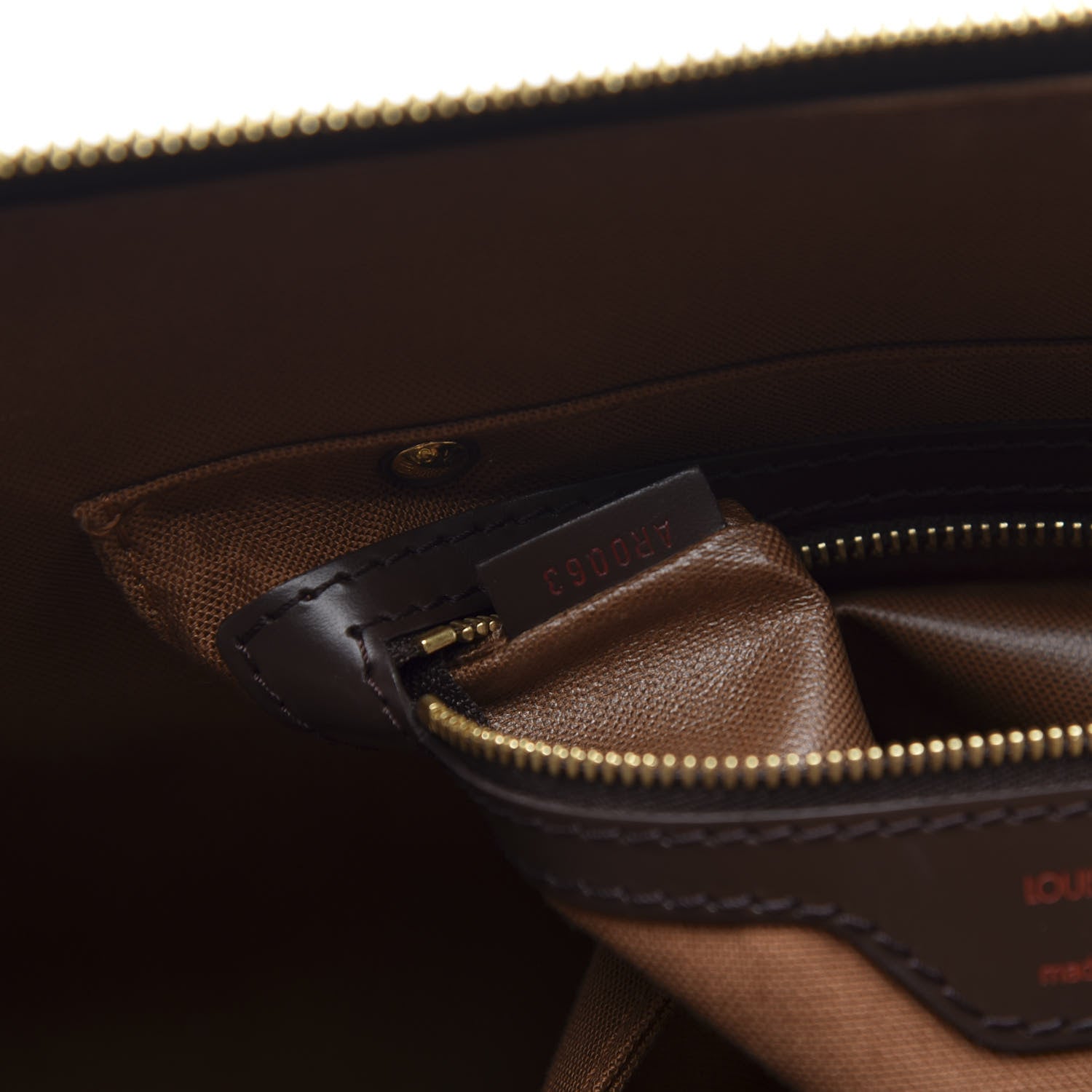 Louis Vuitton Damier Ebene Ribera GM 6 of 12