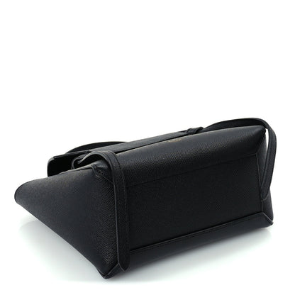 Celine Grained Calfskin Nano Belt Bag Black 3 of 8