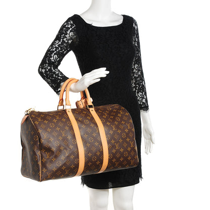 Louis Vuitton Monogram Keepall 45 2 of 7