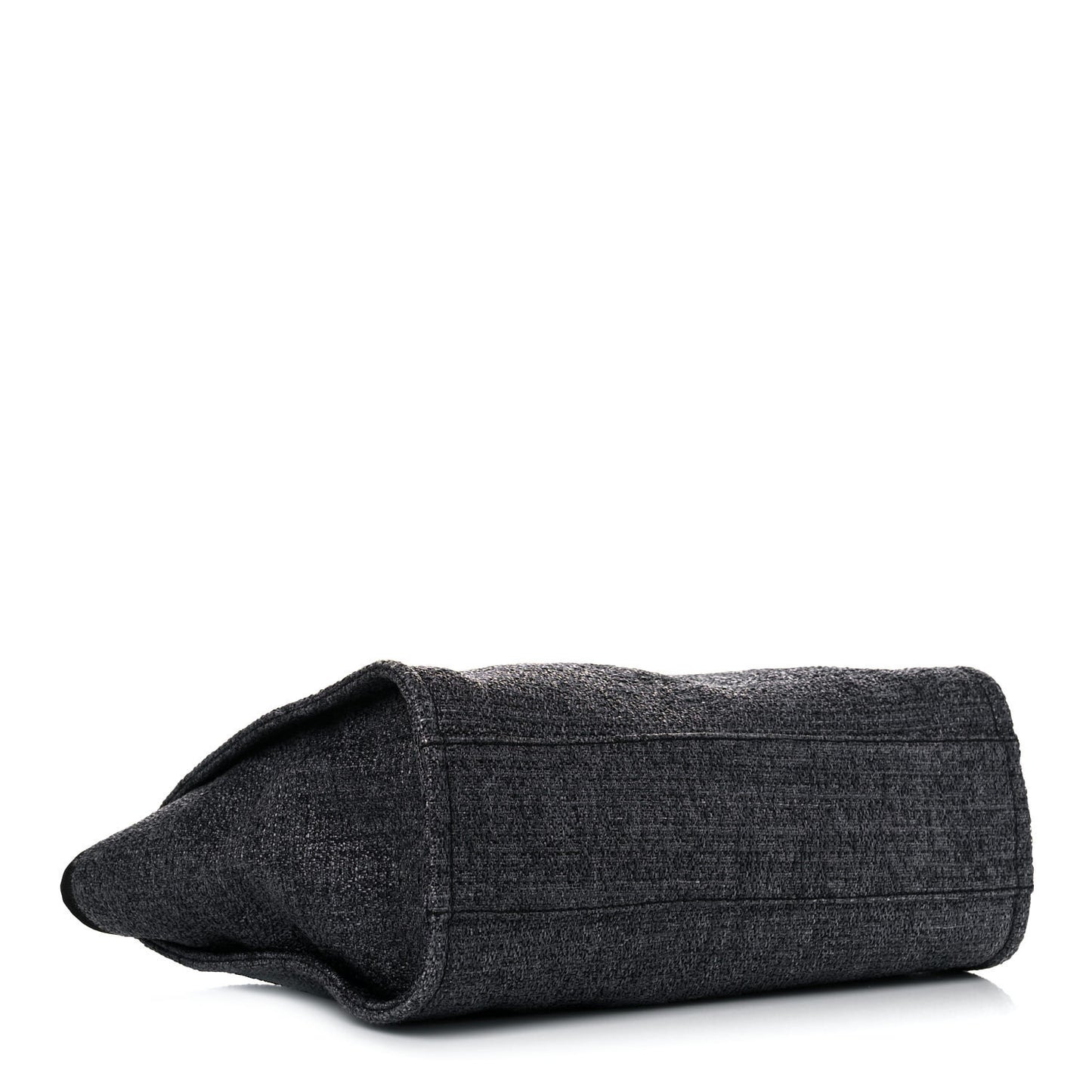 Lurex Boucle Small Deauville Tote Black