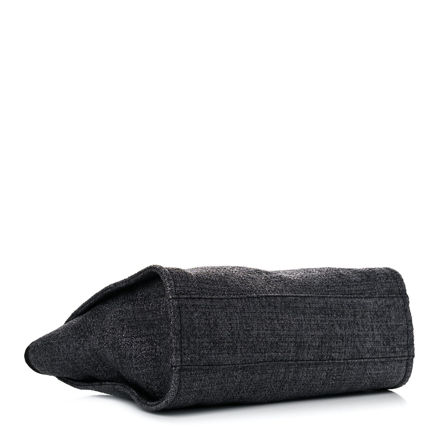 Chanel Lurex Boucle Small Deauville Tote Black 8 of 10