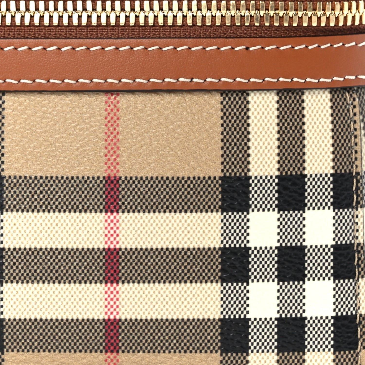 Burberry Vintage Check Vanity Crossbody Bag Briar Brown 7 of 9