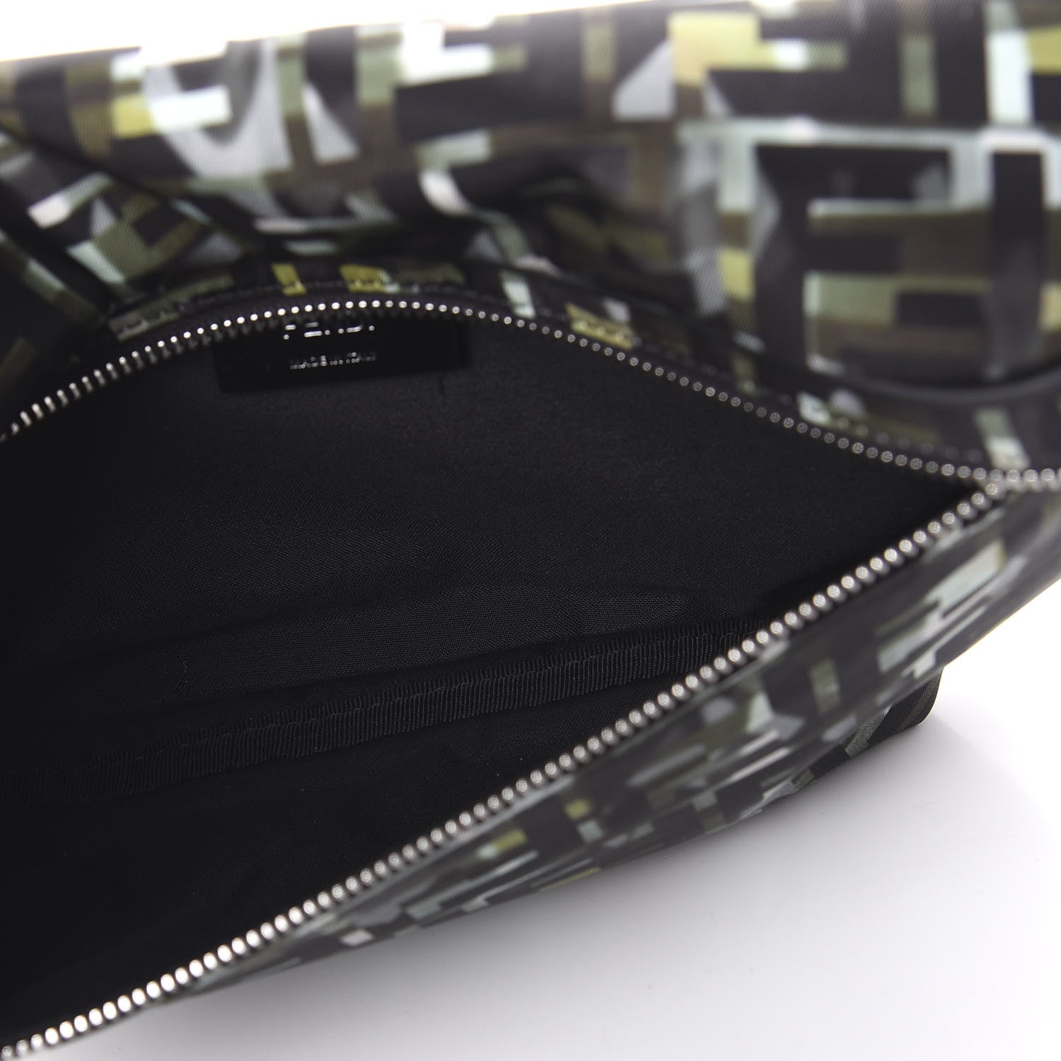 Fendi Nylon CamouFF Belt Bag Black Multicolor 5 of 10