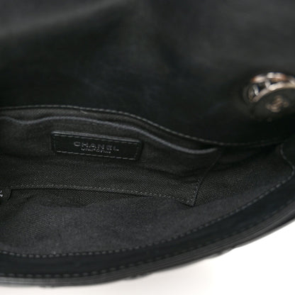 Chanel Calfskin Quilted CC Uniform Flap Belt Bag Black 5 of 7
