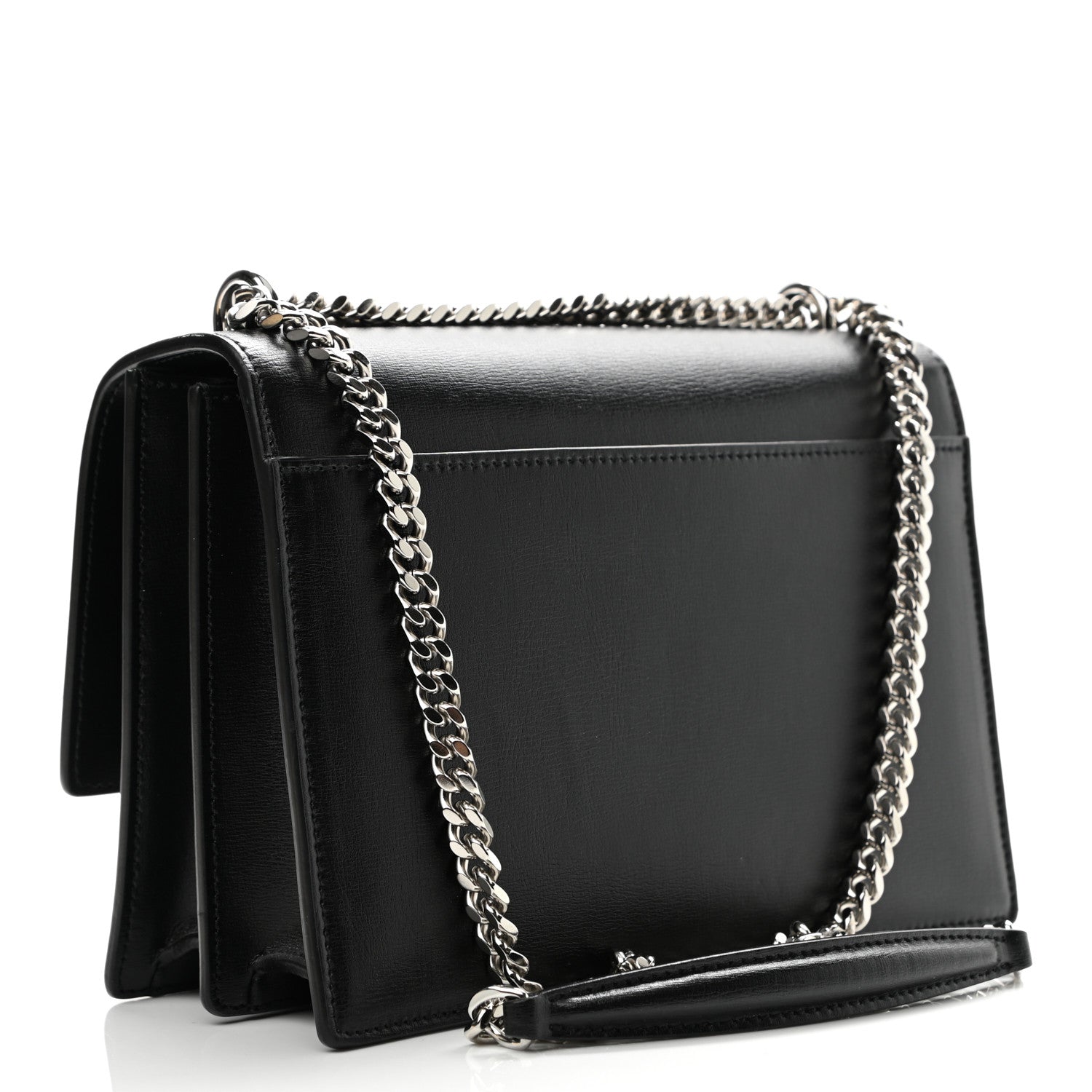 Saint Laurent Calfskin Medium Monogram Sunset Black 3 of 13