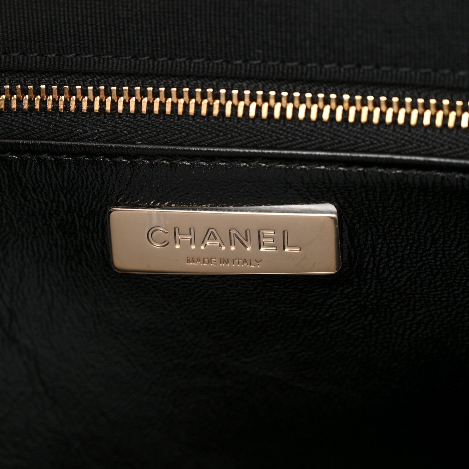 Chanel Shiny Lambskin Quilted 31 Shopping Bag Black 6 of 7